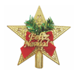 NATAL ENF.PONTEIRA ESTRELA 17CM NTA10432